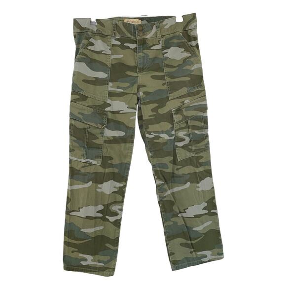 Democracy Camo Crop Cargo Trousers size 10 - Picture 1 of 9